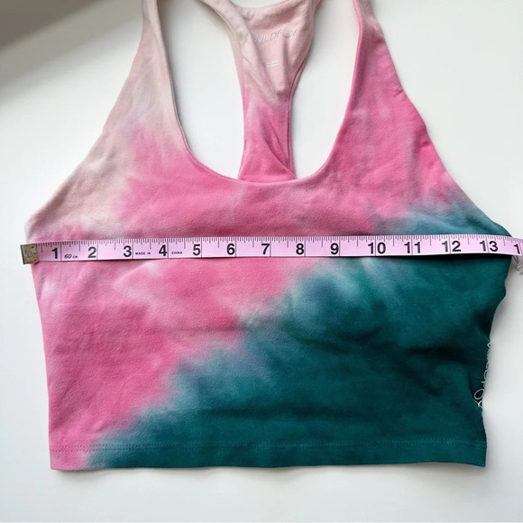 Wildfox Active Riley Crop Bra Tanktop Tie Dye Small - Picture 8 of 12